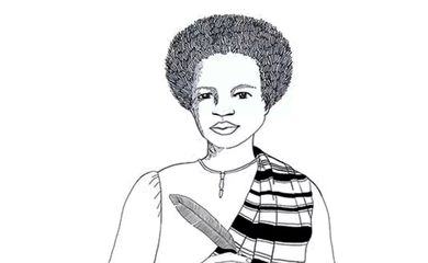 Brasília (DF) 20/11/2024 - Desenho ilustrativo sobre Esperança Garcia
Foto: Dossiê Esperança Garcia/Divulgação