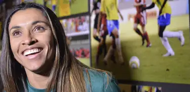 Marta, jogadora de futebol da Seleção Brasileira