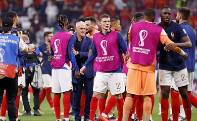França celebra vitória sobre Marrocos