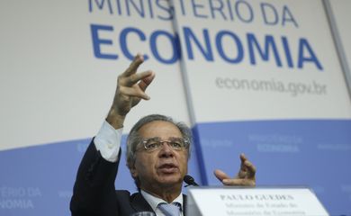 O ministro da Economia, Paulo Guedes, abre o seminário Produtividade e Crescimento Econômico no Brasil