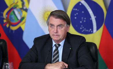 (Brasília - DF, 16/03/2021)  - VI Reunião Extraordinária de Presidentes do PROSUL (videoconferência).
Fotos: Marcos Corrêa/PR