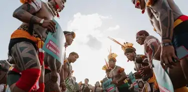 Exposição &quot;Demarcação Capital: Acampamento Terra Livre&quot;, em Brasília 