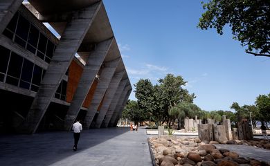 Rio de Janeiro (RJ), 30/10/2024 -Fachada e entorno do Museu de Arte Moderna (MAM Rio), que vai receber a Cúpula do G20, no Parque do Flamengo. Foto: Tânia Rêgo/Agência Brasil
