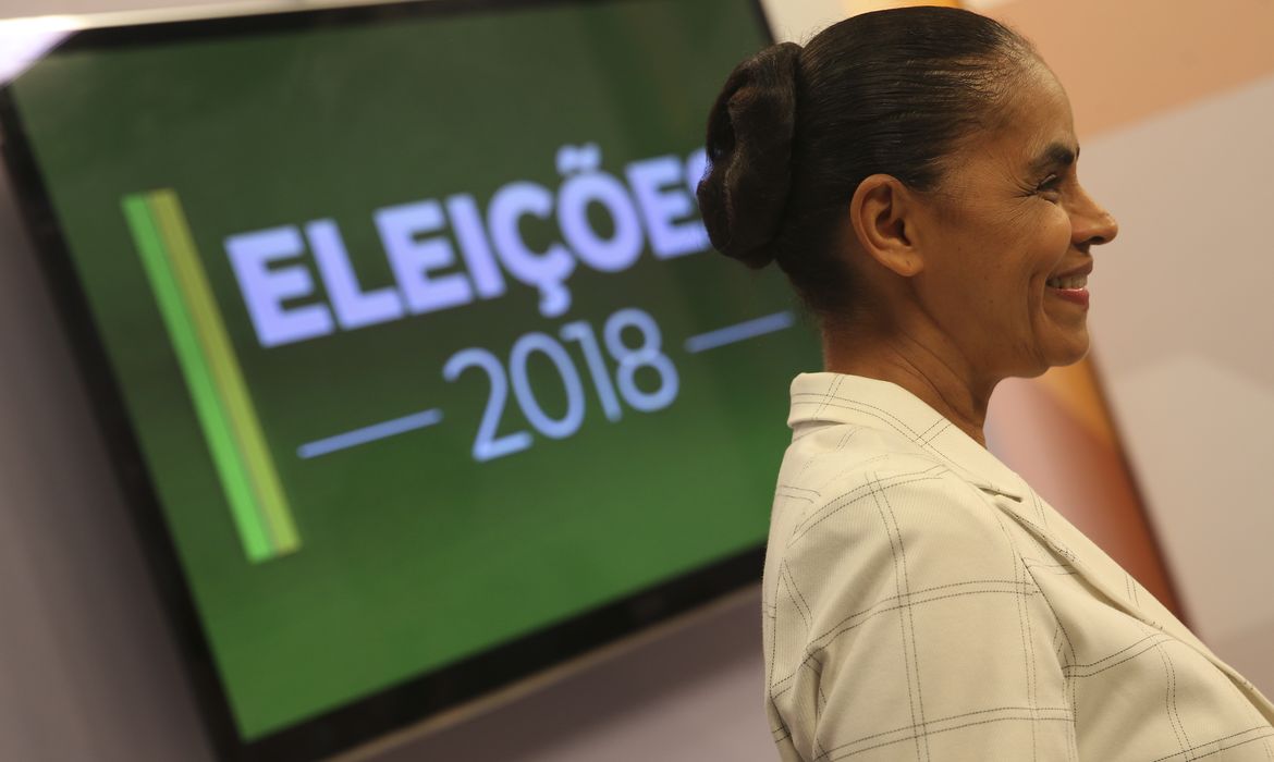 A candidata da Rede, Marina Silva, é a segunda a participar da série de entrevistas que a Empresa Brasil de Comunicação (EBC) fará com os candidatos à Presidência da República.