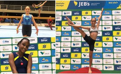 As potenciais herdeiras de Rebeca Andrade nos 
@JebsOficial
. Inspiradas pela campeã olímpica e mundial, meninas da ginástica artística vivem uma série de experiências inéditas no Rio de Janeiro.