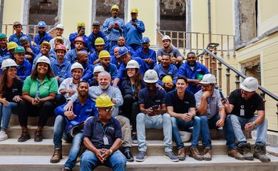 23.03.2023 - Presidente da República, Luiz Inácio Lula da Silva, durante visita guiada às obras de reconstrução do Museu Nacional.  Quinta da Boa Vista, São Cristóvão – Rio de Janeiro - RJ.  Foto: Ricardo Stuckert/PR