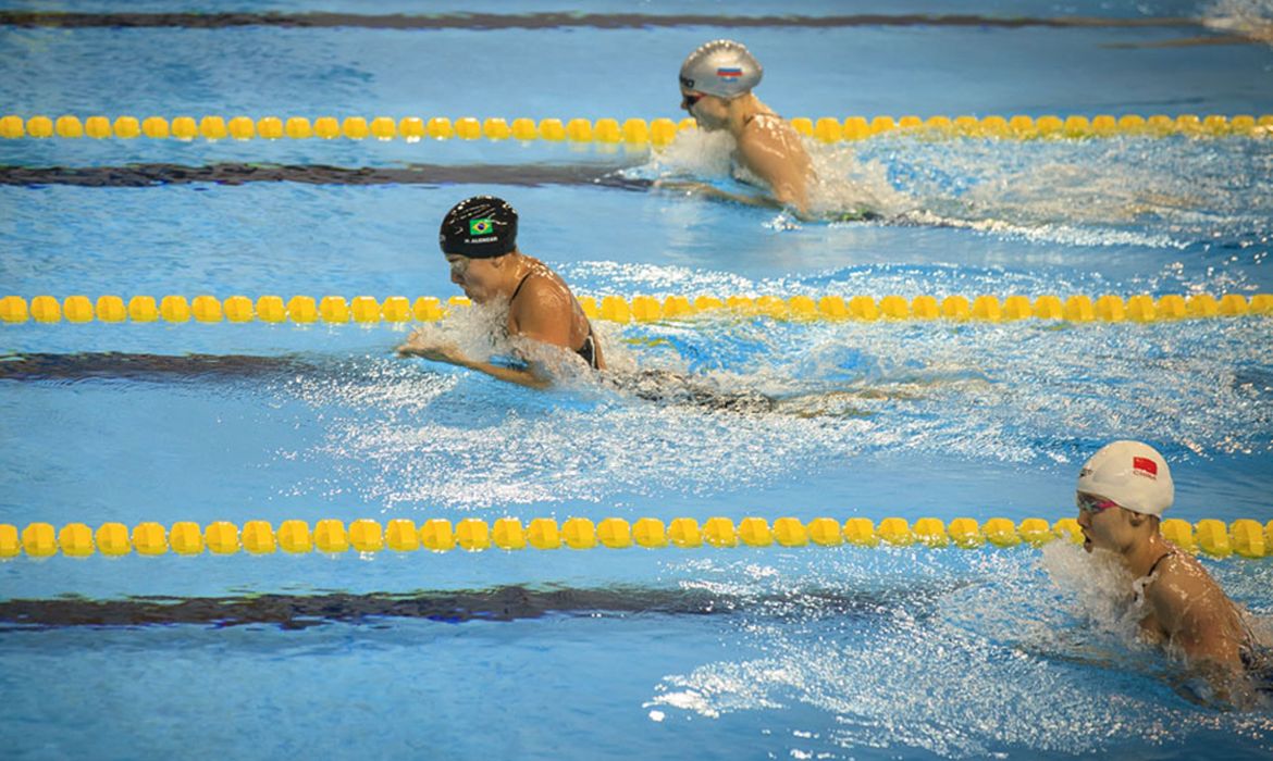 Nadadores brasileiros conquistam medalhas nos Jogos Mundiais Militares (Ministério da Defesa/Divulgação)