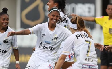 Santos vence Avai Kindermann por 4 a 0 - Brasileiro Feminino 2023 - em 16;04/2023