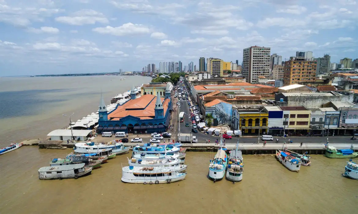 Belém (PA) - Imagem área do Porto de Belém no Pará. Foto: SETUR/GOV PA