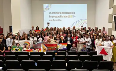Brasília (DF), 12/11/2024 - Manual de Empregabilidade LGBTI+ da Aliança Nacional LGBTI+ é lançado em seminário de Empregabilidade LGBTI+, promovido pelo Ministério do Trabalho e Emprego. Foto: Gregory Rodrigues/Divulgação