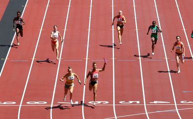 atletismo, revezamento 4x100 m feminino, olimpíada, tóquio 2020