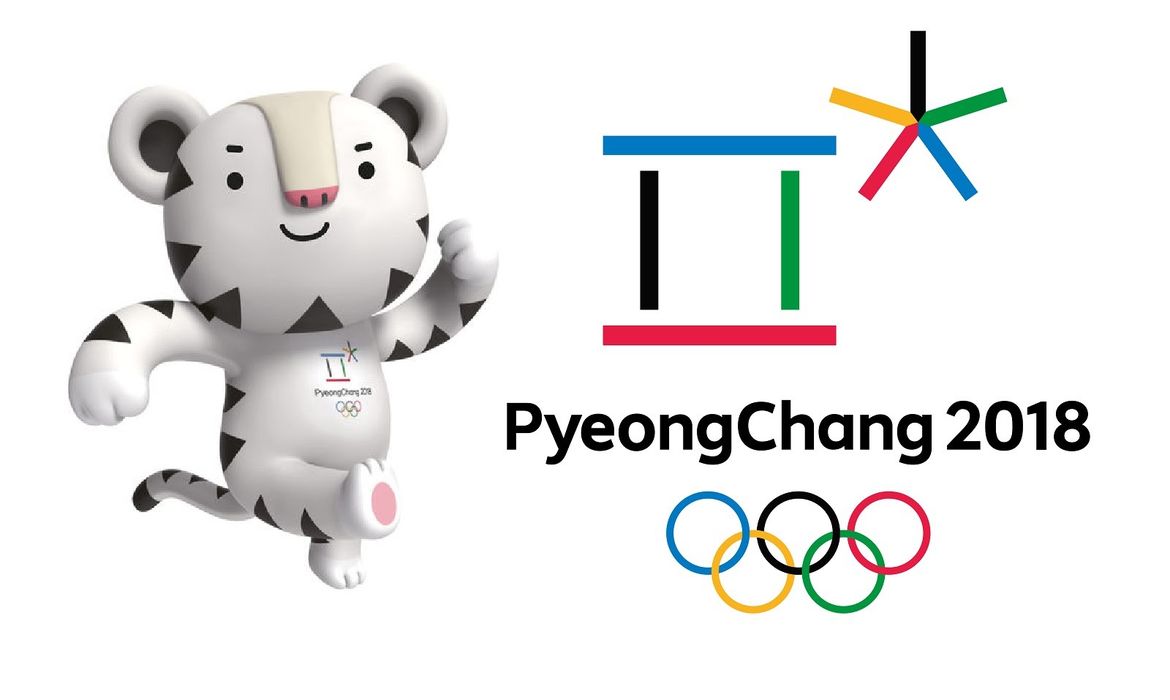 Logo dos Jogos de Inverno de 2018 em PyeongChang
