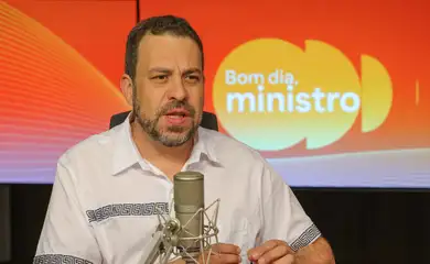Brasília (DF) 21/01/2026 - O ministro da Secretaria-Geral da Presidência, Guilherme Boulos, participa do programa Bom Dia, Ministro  Foto: Fabio Rodrigues-Pozzebom/ Agência Brasil