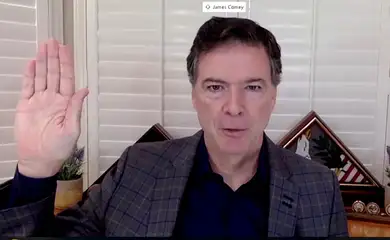Ex-diretor do FBI James Comey 
30/09/2020
Comitê Judiciário do Senado/Divulgação via REUTERS