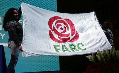 Símbolo do partido das Farc é uma rosa com uma estrela no meio