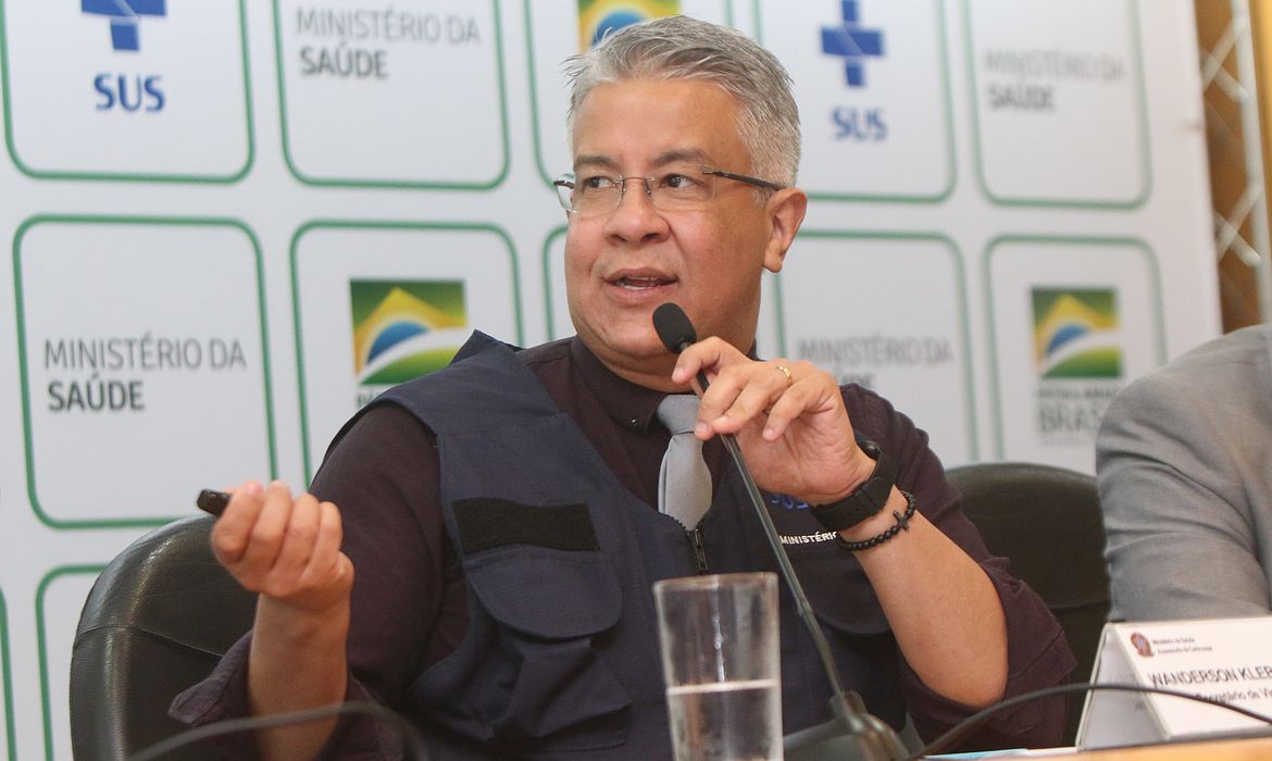 Secretário de Vigilância em Saúde do Ministério da Saúde, Wanderson de Oliveira.