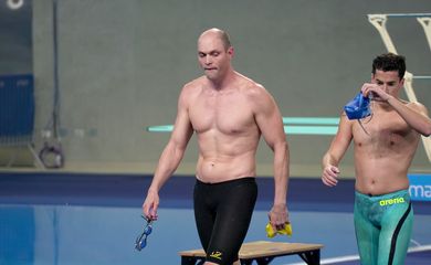 Nadador paralímpico Carlos Farrenberg