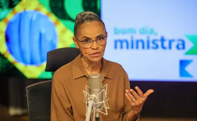 Brasília (DF) 19/03/2025 A ministra do Meio Ambiente e Mudança do Clima, Marina Silva, participa do programa Bom Dia, Ministra Foto: Fabio Rodrigues-Pozzebom/ Agência Brasil