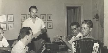Garoto, Radamés Gnatalli, Chiquinho e Billy Blanco, 1955