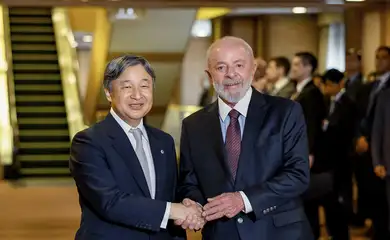 Presidente da República, Luiz Inácio Lula da Silva, durante cerimônia de despedida.
Hotel Imperial, Tóquio - Japão.

Foto: Ricardo Stuckert / PR