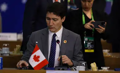Rio de Janeiro (RJ), 18/11/2024 – O primeiro-ministro do Canadá, Justin Trudeau durante abertura do G20, no MAM, na zona central da capital fluminense. Foto: Tomaz Silva/Agência Brasil