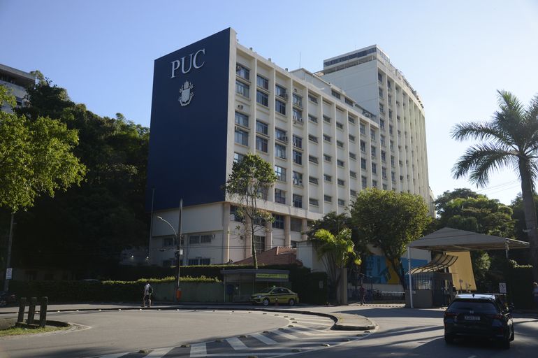 Rio de Janeiro (RJ) 30/11/2023 – Campus da Pontifícia Universidade Católica do Rio de Janeiro (PUC-Rio), na Gávea. Foto: Fernando Frazão/Agência Brasil