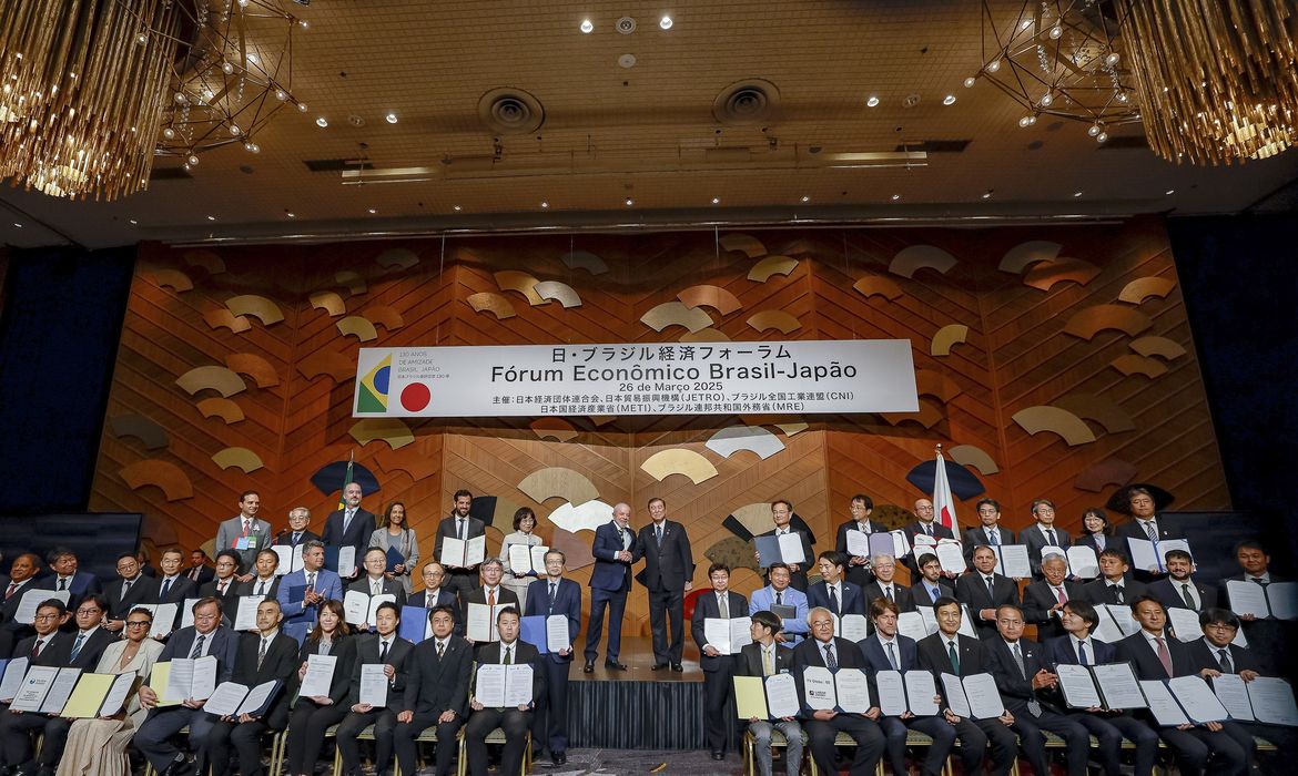 Presidente da República, Luiz Inácio Lula da Silva, durante Sessão de encerramento do Fórum Empresarial Brasil-Japão.
Hotel New Otani, Tóquio - Japão.
 
Foto: Ricardo Stuckert / PR