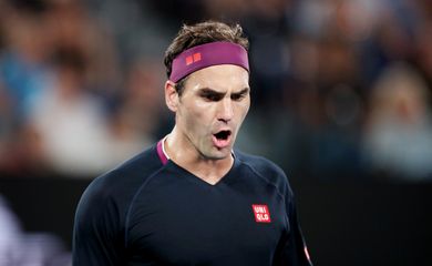 Roger Federer na semifinal do Aberto da Austrália de 2020 - tenista - suíço