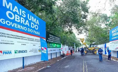 Belém (PA), 18/05/2025 - O Governo do Pará assinou a Ordem de Serviço para o início das obras de prolongamento e duplicação da Rua da Marinha, no bairro da Marambaia. Foto: Bruno Cruz/Agência Pará