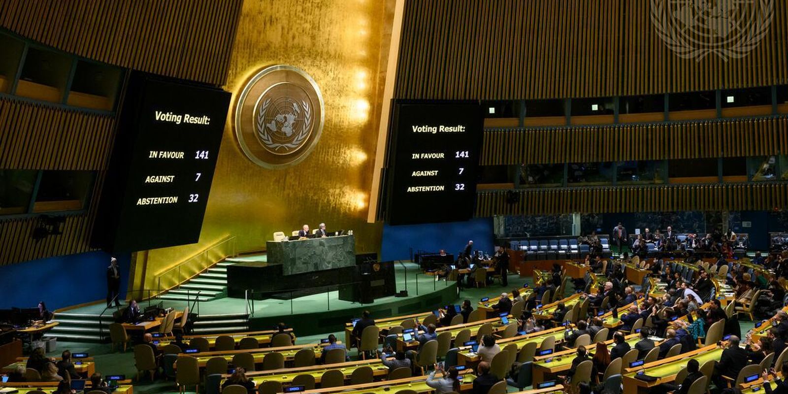 Assembleia Geral da ONU aprova nova resolução pelo fim da guerra