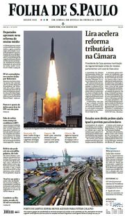 Capa do Jornal Folha de S. Paulo Edição 2024-07-10