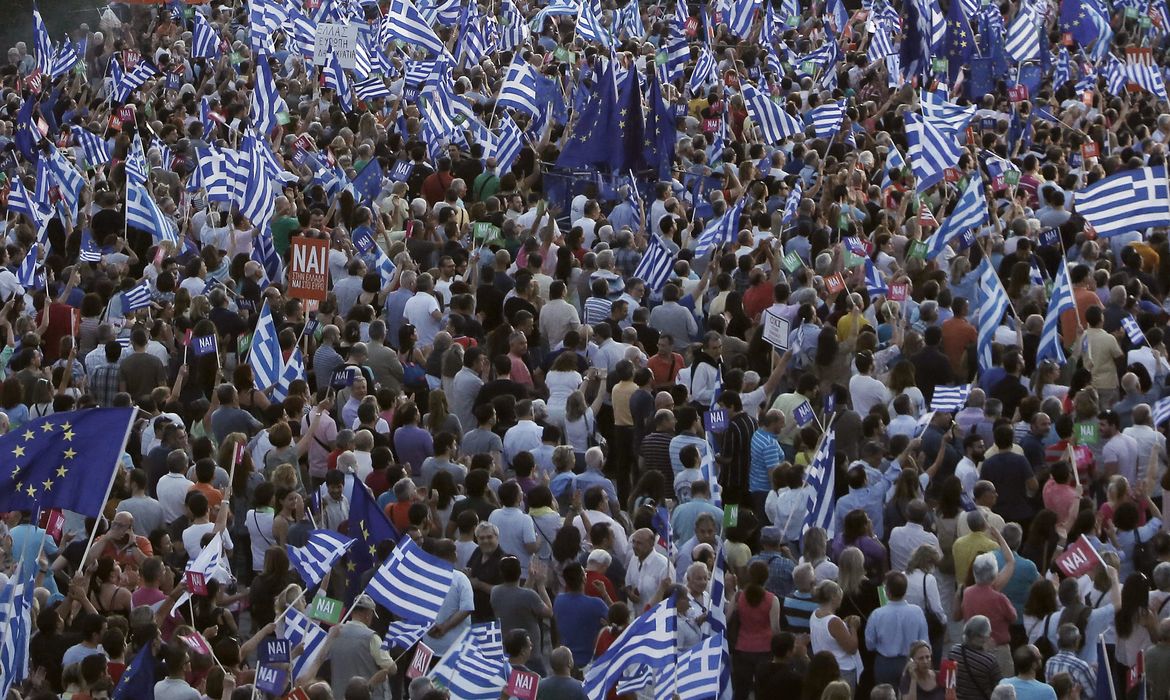 manifestações na Grécia (Agência Lusa/Direitos Reservados) 