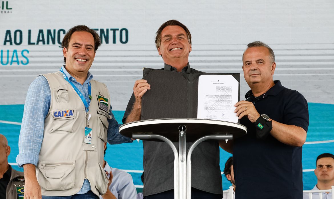 (São Roque de Minas - MG, 18/10/2021) Assinatura de protocolo de intenções entre o Ministério do Desenvolvimento Regional e a Caixa, para revitalização de Bacias Hidrográficas . Foto: Alan Santos/PR