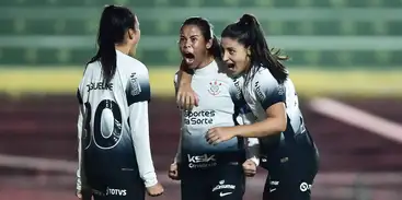 Comemoração do time do Corinthians