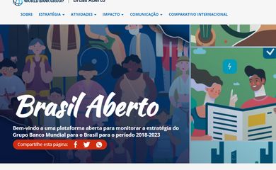 Banco Mundial lança plataforma Brasil Aberto