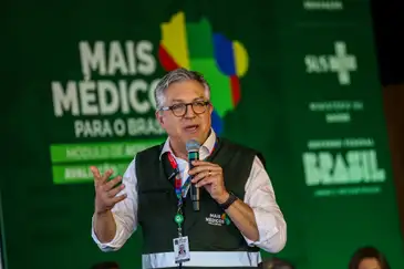 Brasília (DF), 17/03/2025 - O ministro da Saúde, Alexandre Padilha, anuncia a expansão do programa mais médicos com a oferta de novas vagas no primeiro edital de 2025.
Foto: Marcelo Camargo/Agência Brasil
