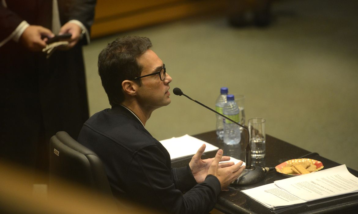 Interrogatório do ex-vereador Jairo Souza Santos Junior, o Dr. Jairinho, no Tribunal de Justiça do Estado do Rio de Janeiro