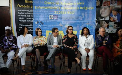 Novos membros do Grupo de Trabalho de Enfrentamento à Intolerância e Discriminação Religiosa, tomam posse no Rio (Tomaz Silva/Agência Brasil)