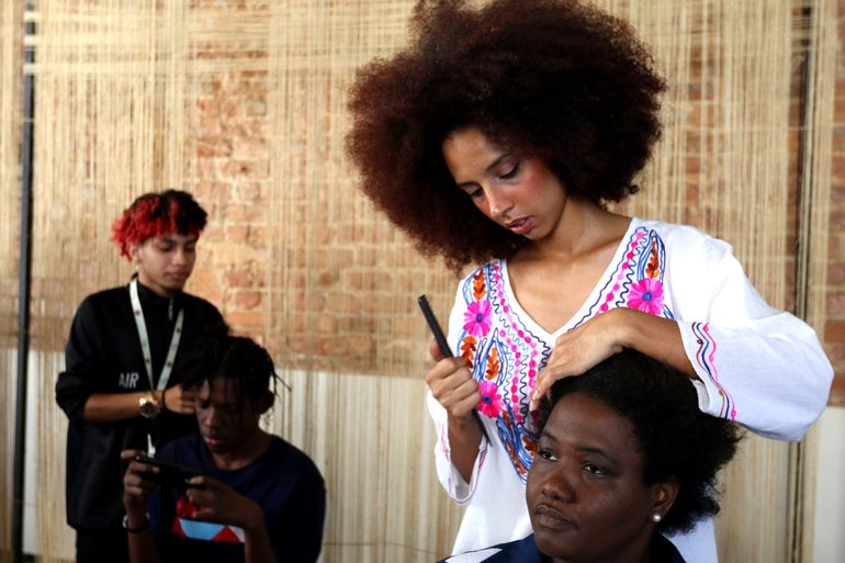 Rio de Janeiro (RJ), 25/07/2023 - O Dia de Tereza D' Benguela e da Mulher Negra Afro-Latina e Caribenha é comemorado no MUHCAB (Museu da História e da Cultura Afro-Brasileira), no Centro do Rio, com o Festival D’Benguela e afroempreendedoras expondo suas artes.Foto:Tânia Rêgo/Agência Brasil