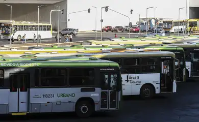 Transporte público na rodoviária do Plano Piloto