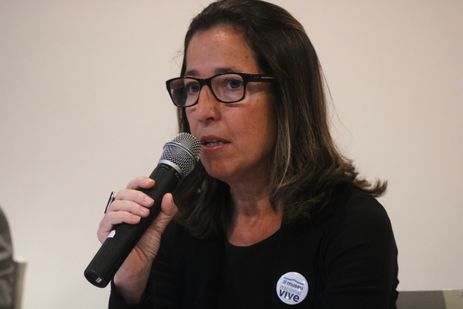 Cristiana Serejo, vice-diretora do Museu Nacional/UFRJ, durante o seminário “Planejamento dos espaços de guarda de coleções em museus: Sustentabilidade, Conservação e Segurança”. no Centro Cultural da Caixa, centro do Rio.