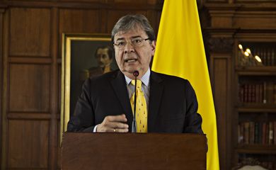 Ministro das Relações Exteriores da Colômbia, Carlos Holmes Trujillo. 