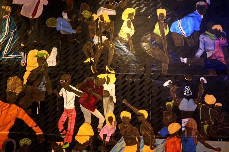 Rio de Janeiro (RJ), 29/09/2023 - Exposição “FUNK: Um grito de ousadia e liberdade”, no Museu de Arte do Rio (MAR), região portuária da cidade. Foto:Tânia Rêgo/Agência Brasil