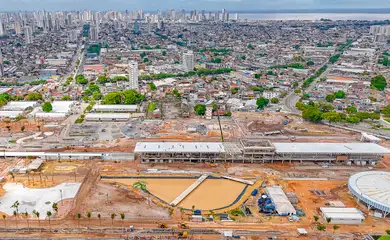 Belém (PA), 14/02/2025 - Presidente da República, Luiz Inácio Lula da Silva, durante visita às obras do Parque da Cidade, espaço que sediará a programação da COP30, no Parque da Cidade. Foto: Ricardo Stuckert/PR
