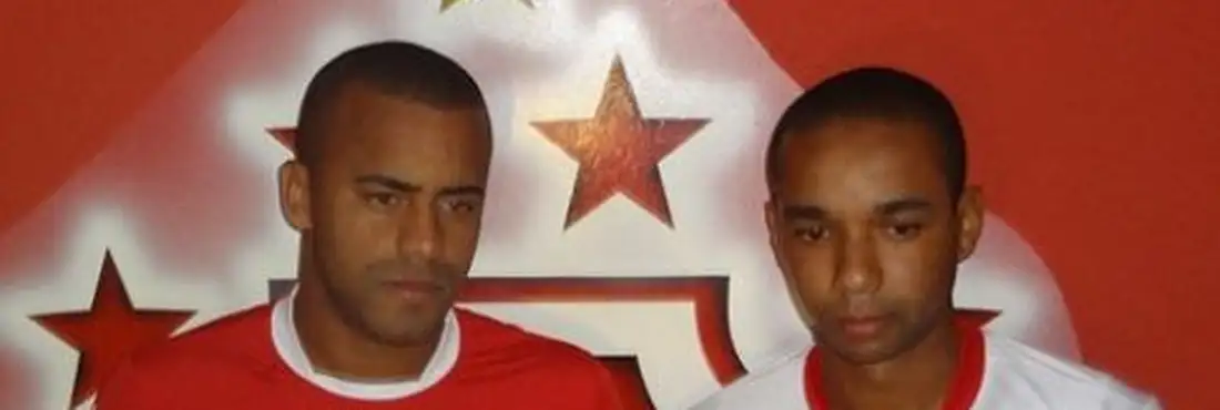 Zagueiros Diego e Douglas, recém chegados ao Vila Nova Zagueiros Diego e Douglas, recém chegados ao Vila Nova