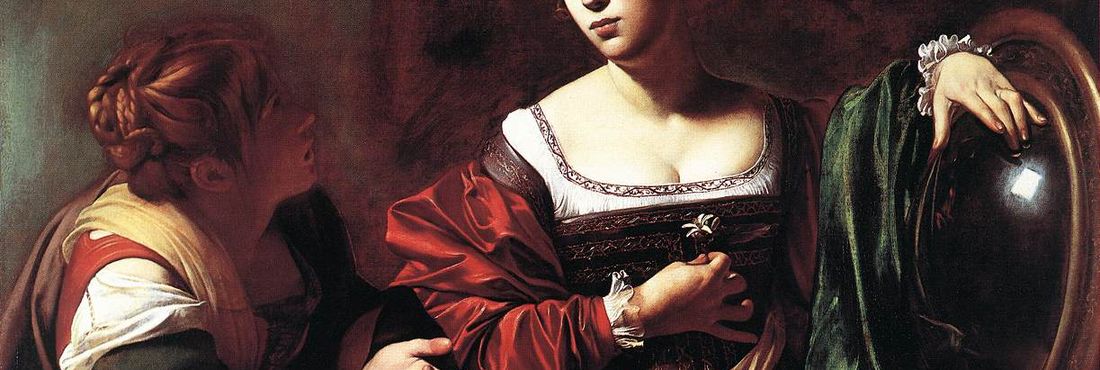 Marta e Maria Madalena, de Caravaggio, um dos artistas que terão obras exibidas na exposição.