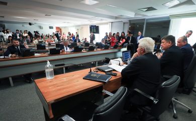 Brasília (DF) 09/07/2024 Reunião da Comissão Temporária Interna do Senado que analisa o projeto de lei (PL 2.338/2023) que regula o uso da inteligência artificial no Brasil.Relator, senador Eduardo Gomes (PL-TO).Foto Lula Marques/ Agência Brasil