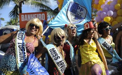 Rio de Janeiro - O Bloco Simpatia é Quase Amor completa 30 anos de carnaval carioca, desfila na orla de Ipanema, zona sul da capital fluminense (Tomaz Silva/Agência Brasil)