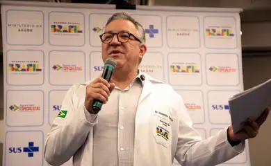 São Paulo (SP), 29/08/2025 - Ministro da Saúde, Alexandre Padilha, participa de anúncio da adesão dos primeiros hospitais privados e filantrópicos ao programa Agora Tem Especialistas. Esses estabelecimentos atenderão pacientes do SUS tendo como contrapartida o recebimento de créditos financeiros para abater dívidas federais. Foto: Paulo Pinto/Agência