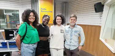 Realleza e coordenadoras do Festival e Seminário Elemento em Movimento